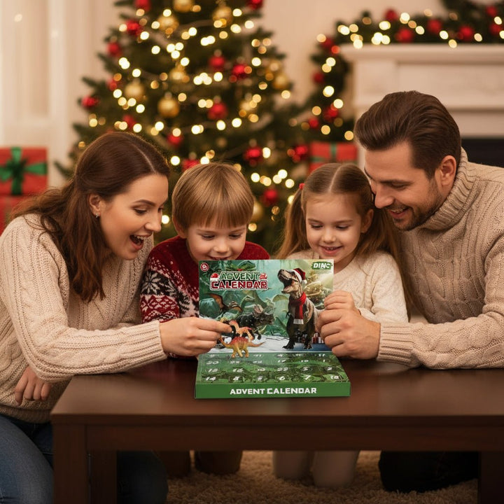 DINOQUEST 2025 – Christmas Countdown Calendar with 24 Dino Toys