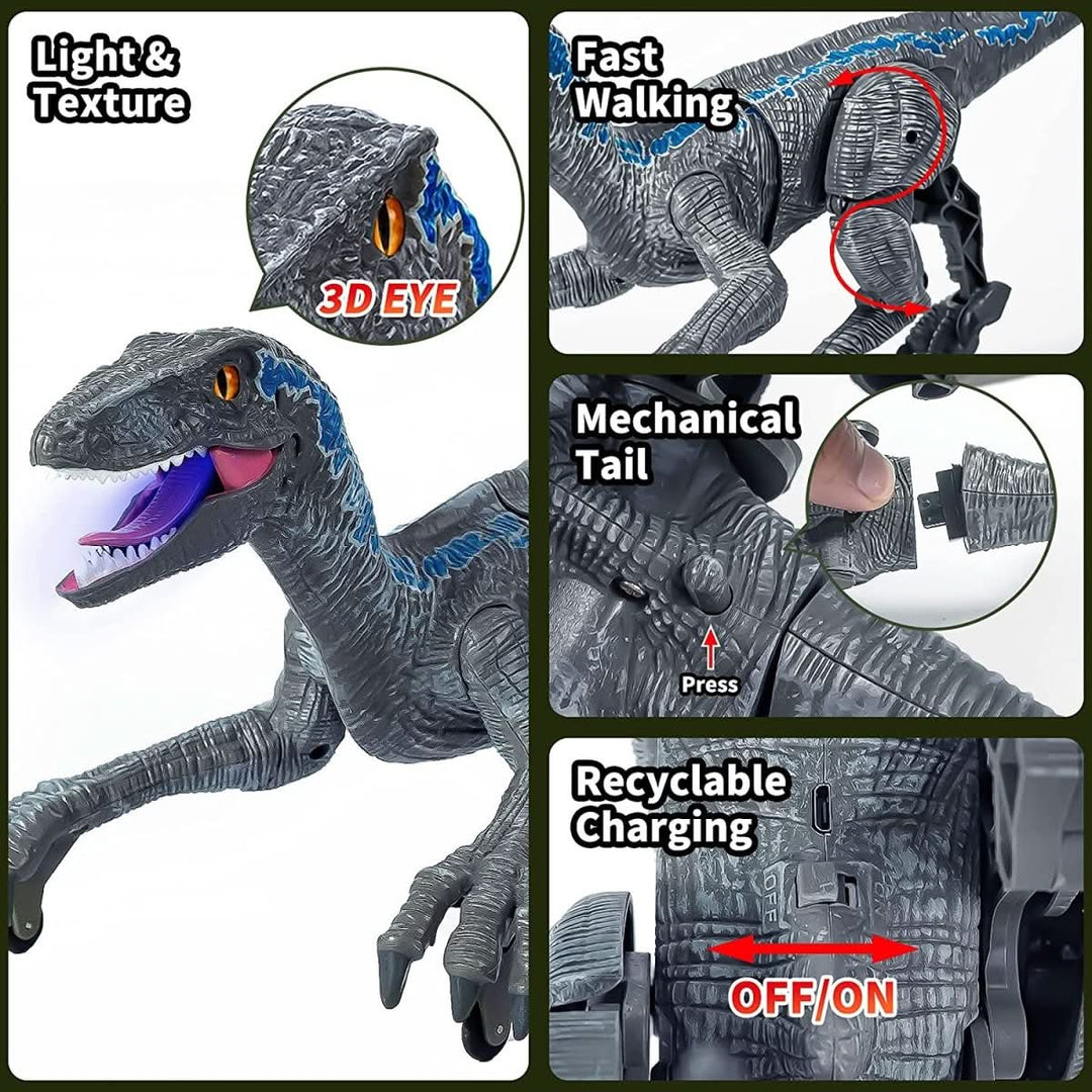 DINOREX – Interactive Dinosaur with Light &amp; Sound for Prehistoric Play Fun