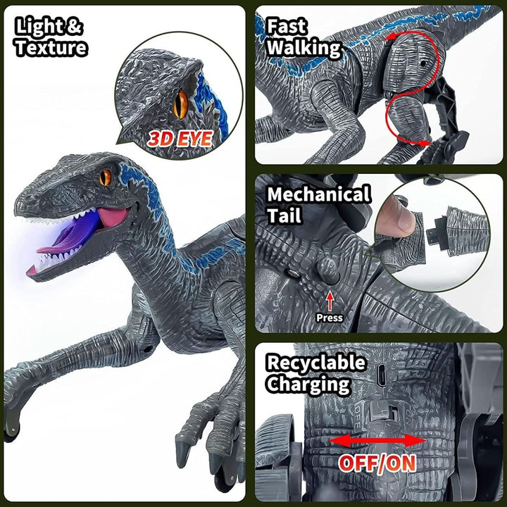 DINOREX – Interactive Dinosaur with Light &amp; Sound for Prehistoric Play Fun