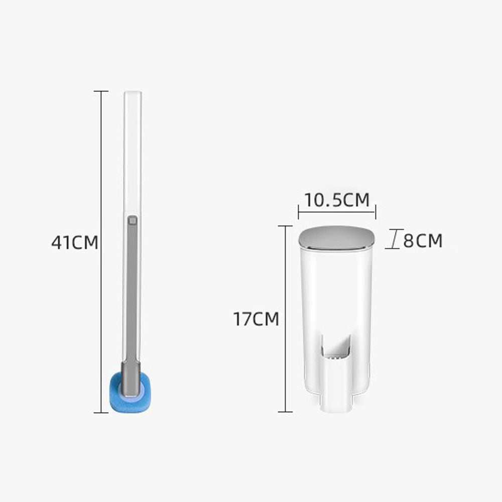 Disposable Long-Handle Toilet Cleaning Brush