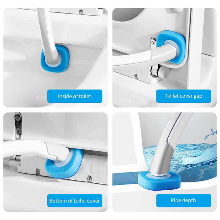 Disposable Long-Handle Toilet Cleaning Brush