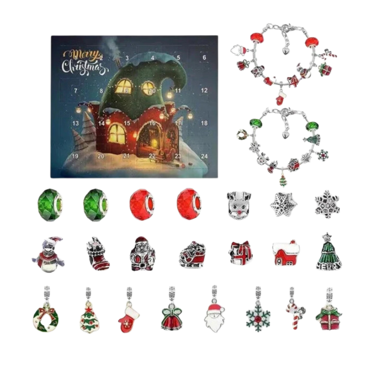 DIY Advent Calendar 2026 for Girls – Jewelry and Bracelet Set