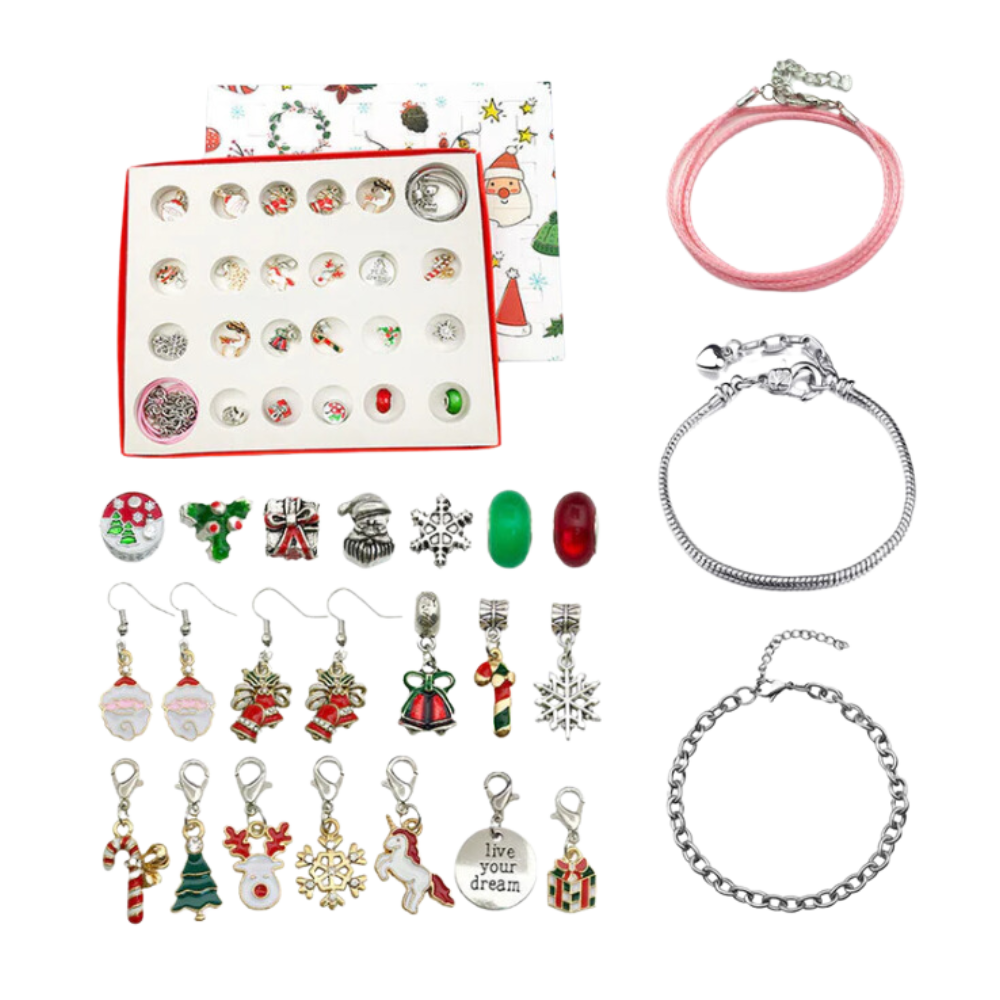 DIY Advent Calendar 2026 for Girls – Jewelry and Bracelet Set