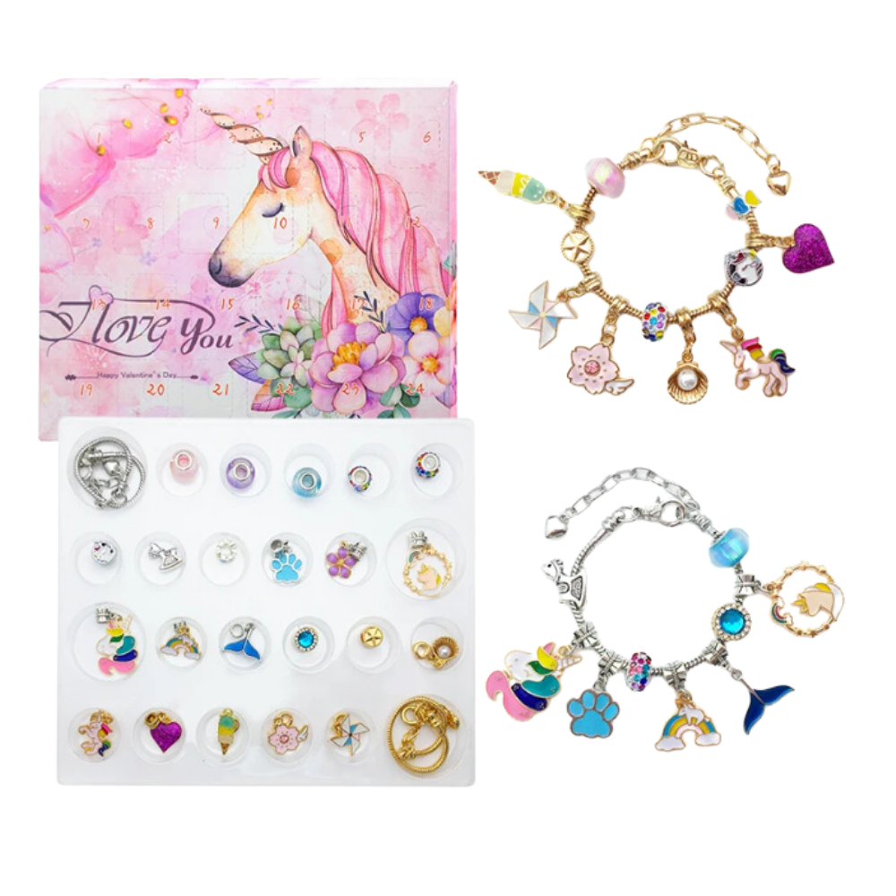 DIY Advent Calendar 2026 for Girls – Jewelry and Bracelet Set