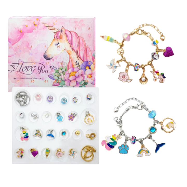 DIY Advent Calendar 2026 for Girls – Jewelry and Bracelet Set