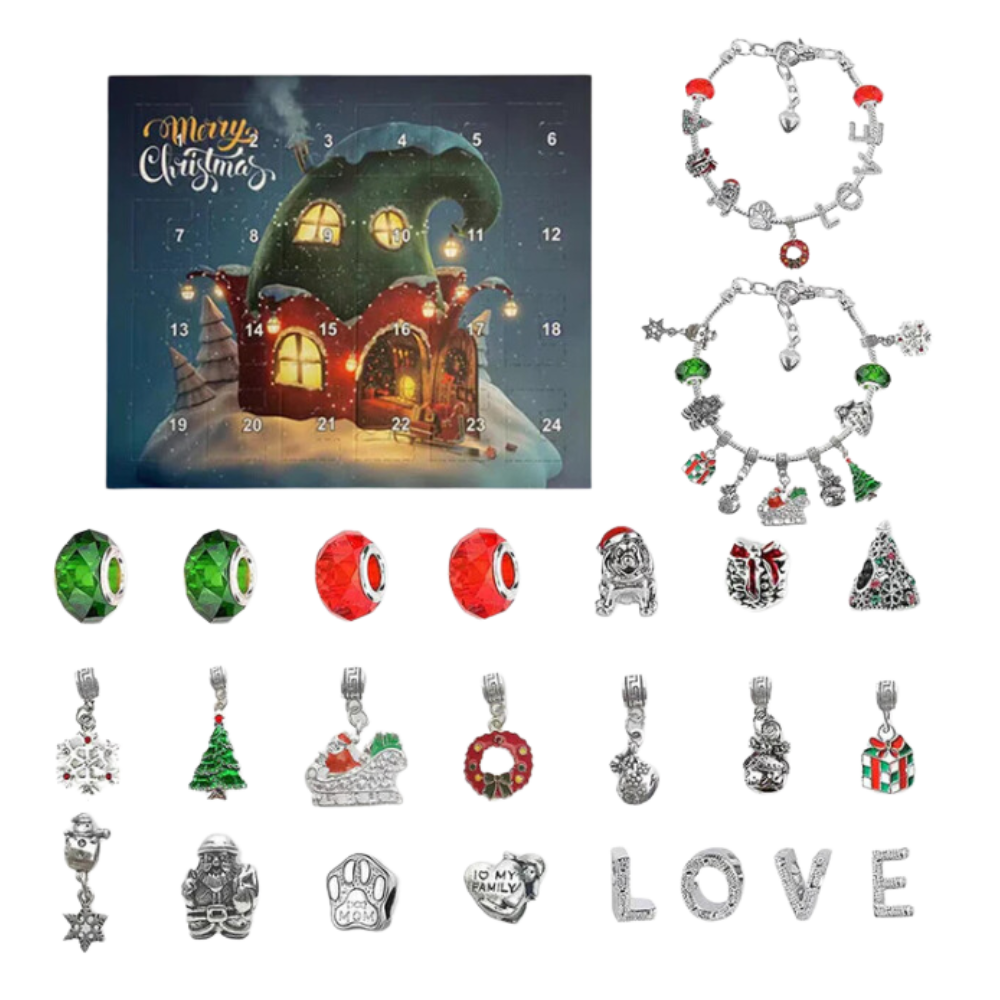 DIY Advent Calendar 2026 for Girls – Jewelry and Bracelet Set
