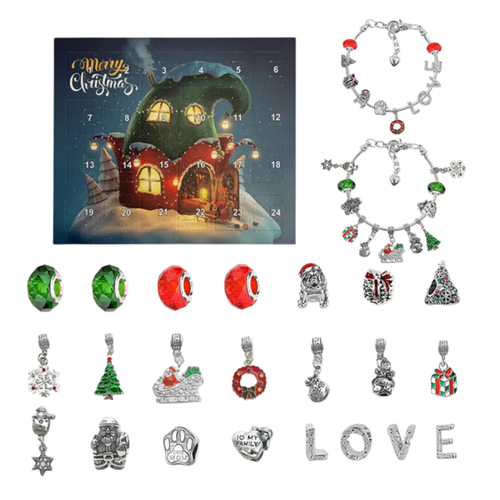 DIY Advent Calendar 2026 for Girls – Jewelry and Bracelet Set