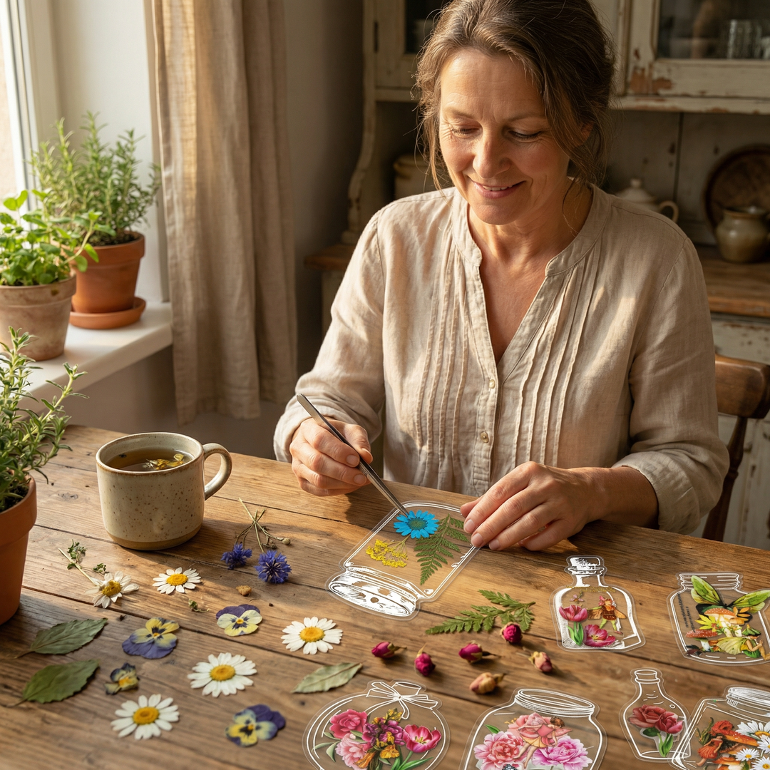 DIY Flower Bookmark Kit for Book Lovers
