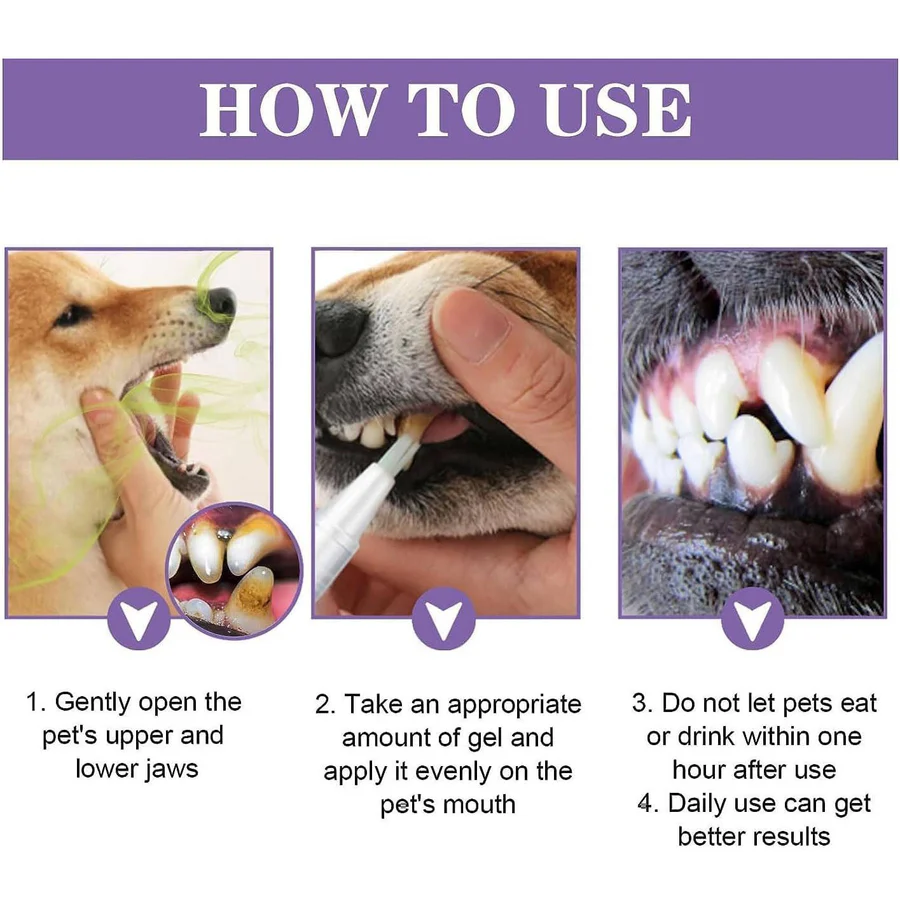 Dog Oral Repair Gel - Set of 3