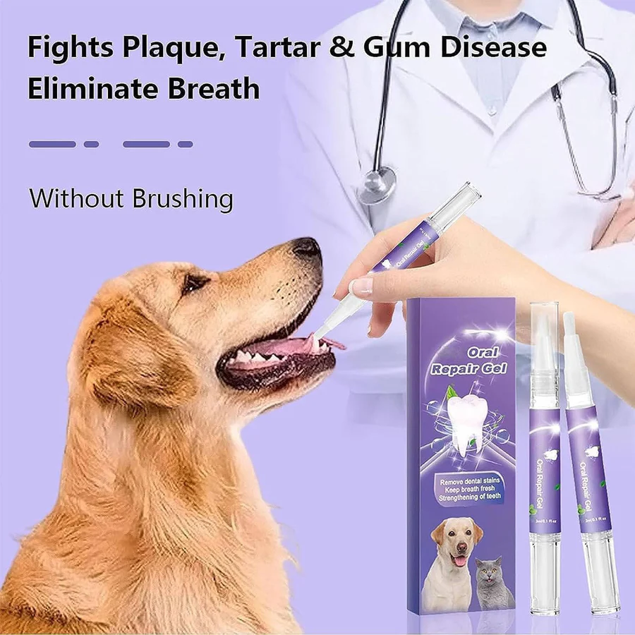 Dog Oral Repair Gel - Set of 3