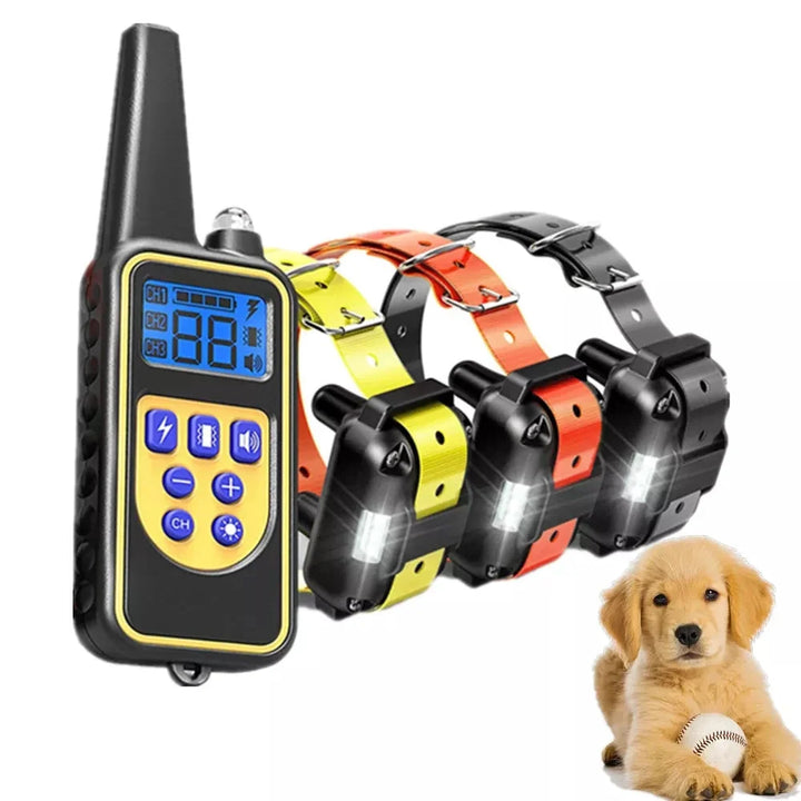 Dog Training Collar with Remote Control and Adjustable Stimulation