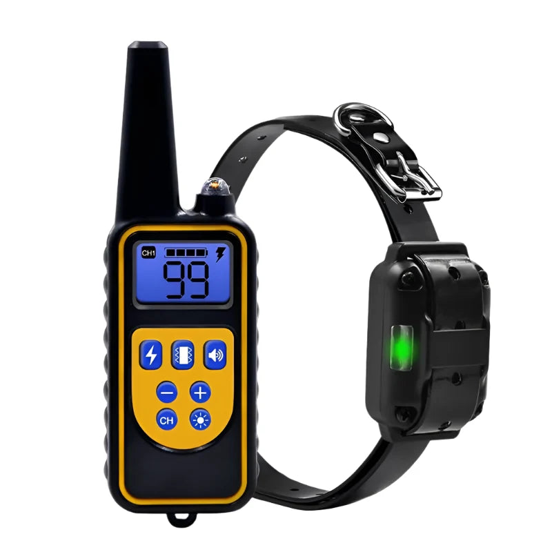Dog Training Collar with Remote Control and Adjustable Stimulation
