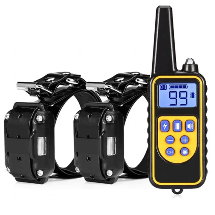 Dog Training Collar with Remote Control and Adjustable Stimulation