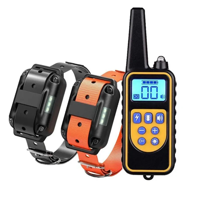 Dog Training Collar with Remote Control and Adjustable Stimulation
