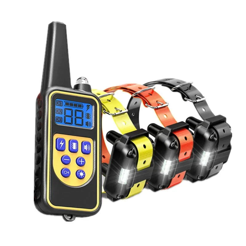 Dog Training Collar with Remote Control and Adjustable Stimulation