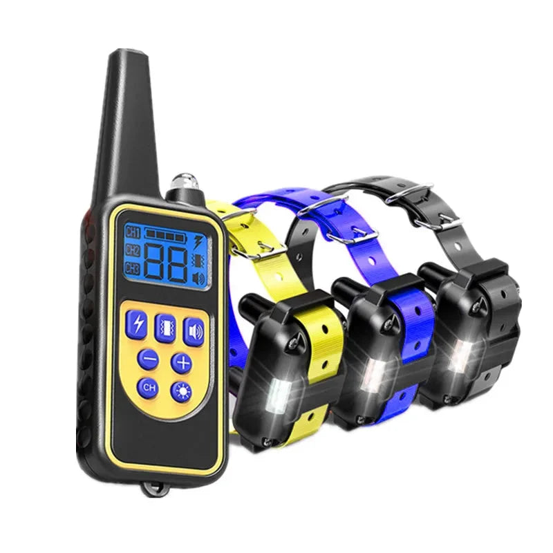 Dog Training Collar with Remote Control and Adjustable Stimulation