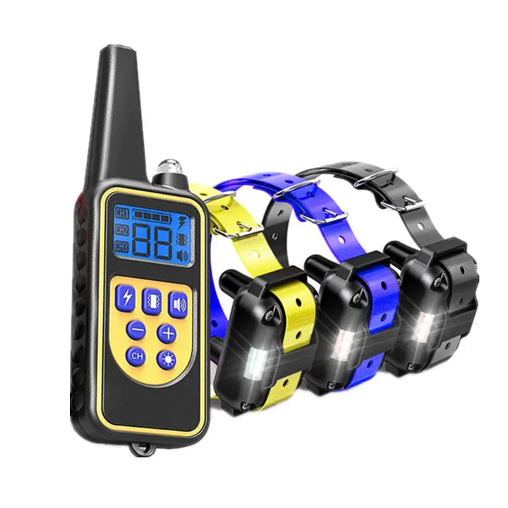 Dog Training Collar with Remote Control and Adjustable Stimulation