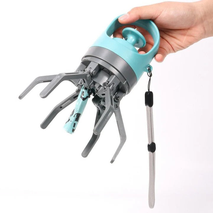 Dog Waste Claw Picker with Integrated Bag Dispenser