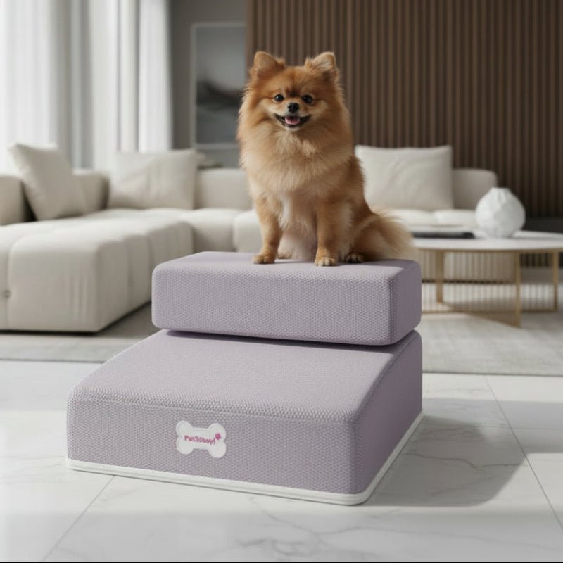 DOGSTEP PRO - Luxury dog steps for safe access to couch &amp; bed