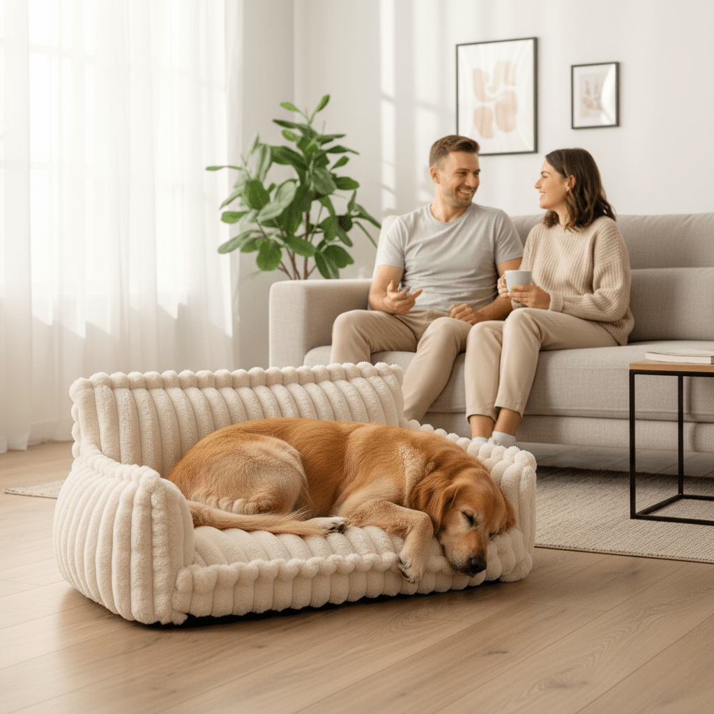 DOGVIA – Soft &amp; washable orthopedic dog sofa for pets