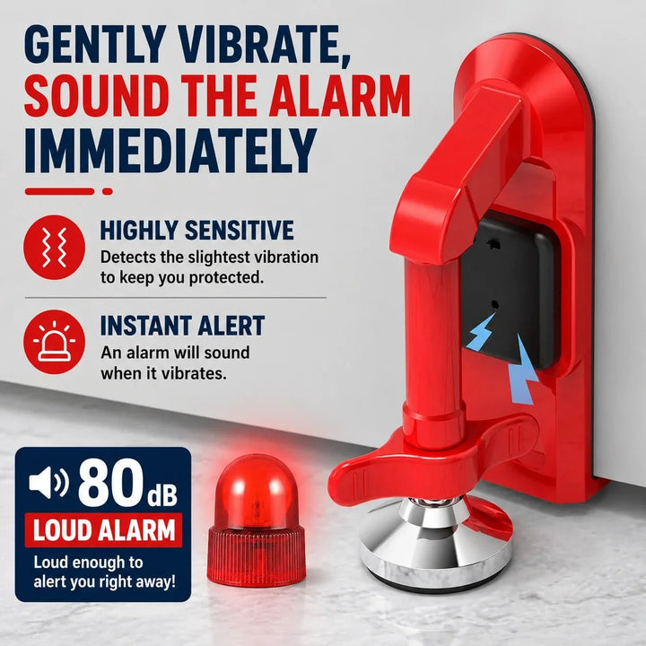 Door Alarm System with 80 dB Sensor for Enhanced Safety