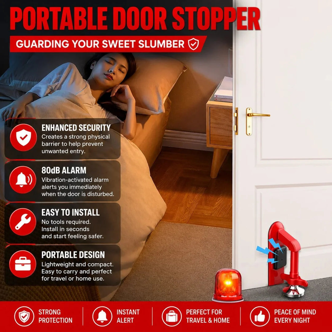 Door Alarm System with 80 dB Sensor for Enhanced Safety