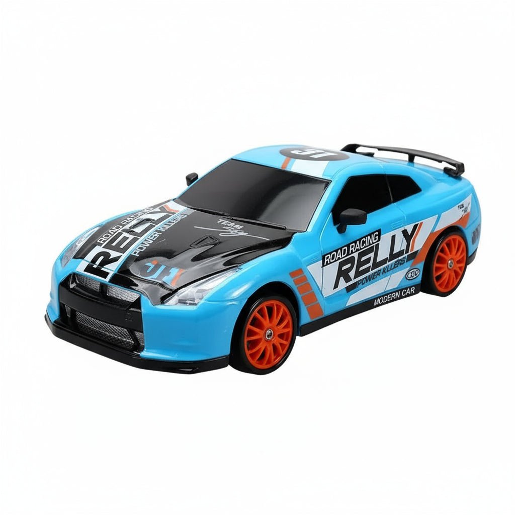 DRIFTIGNITE – 4WD RC drift car with especially slippery tires