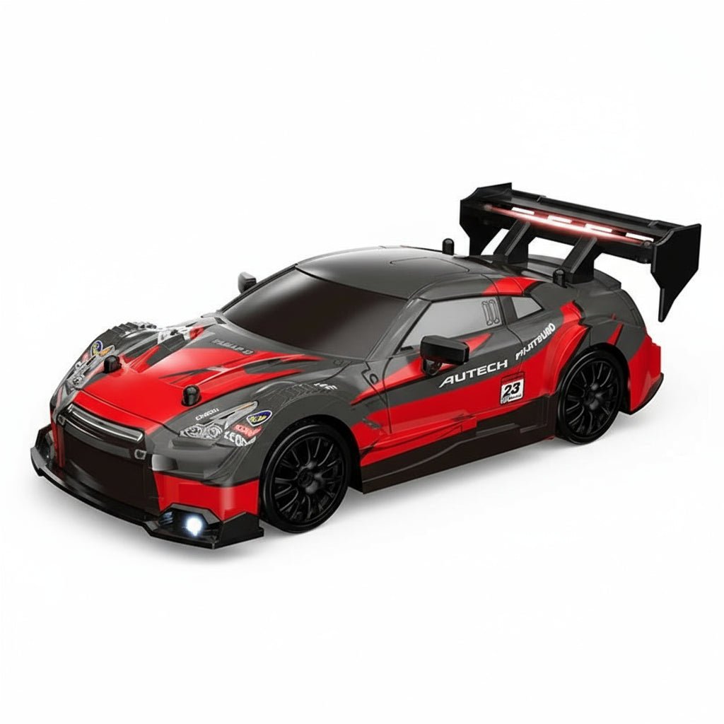 DRIFTIGNITE – 4WD RC drift car with especially slippery tires