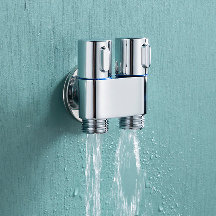 Dual-Control PowerJet Shower Head – Durable Brass, Compact and Easy to Install
