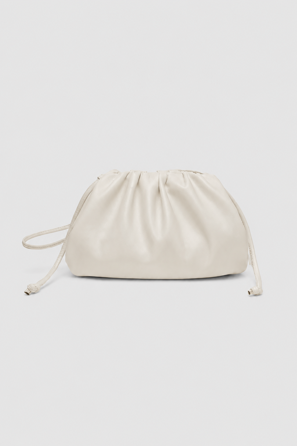Dumpling Crossbody Bag - Pleated Silhouette with Soft Drape