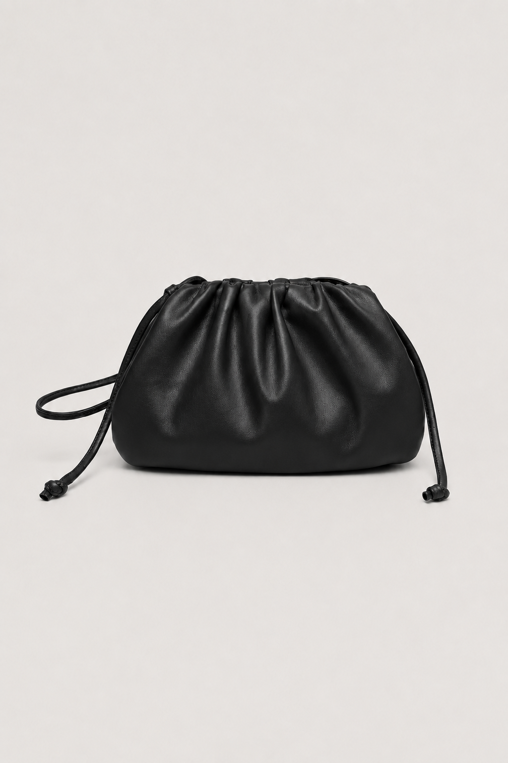 Dumpling Crossbody Bag - Pleated Silhouette with Soft Drape