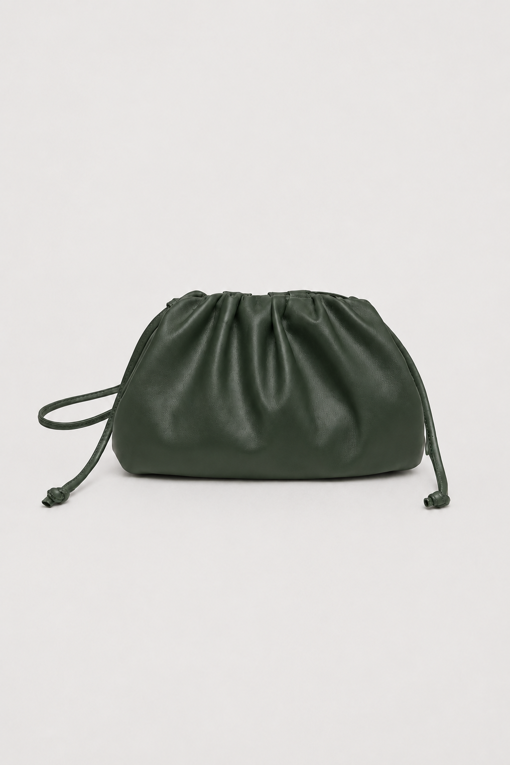 Dumpling Crossbody Bag - Pleated Silhouette with Soft Drape