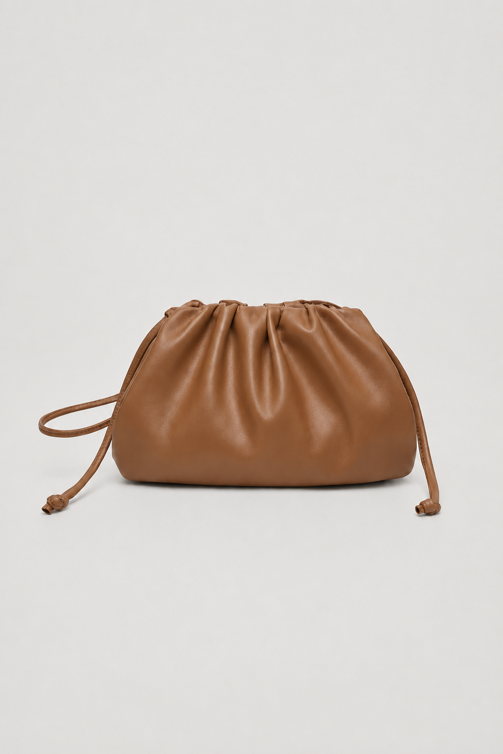 Dumpling Crossbody Bag - Pleated Silhouette with Soft Drape