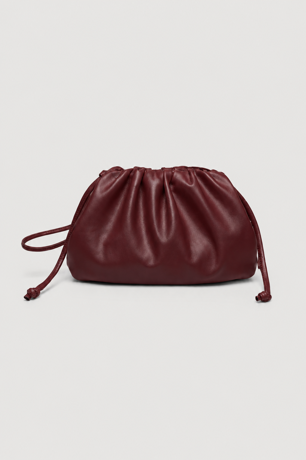 Dumpling Crossbody Bag - Pleated Silhouette with Soft Drape