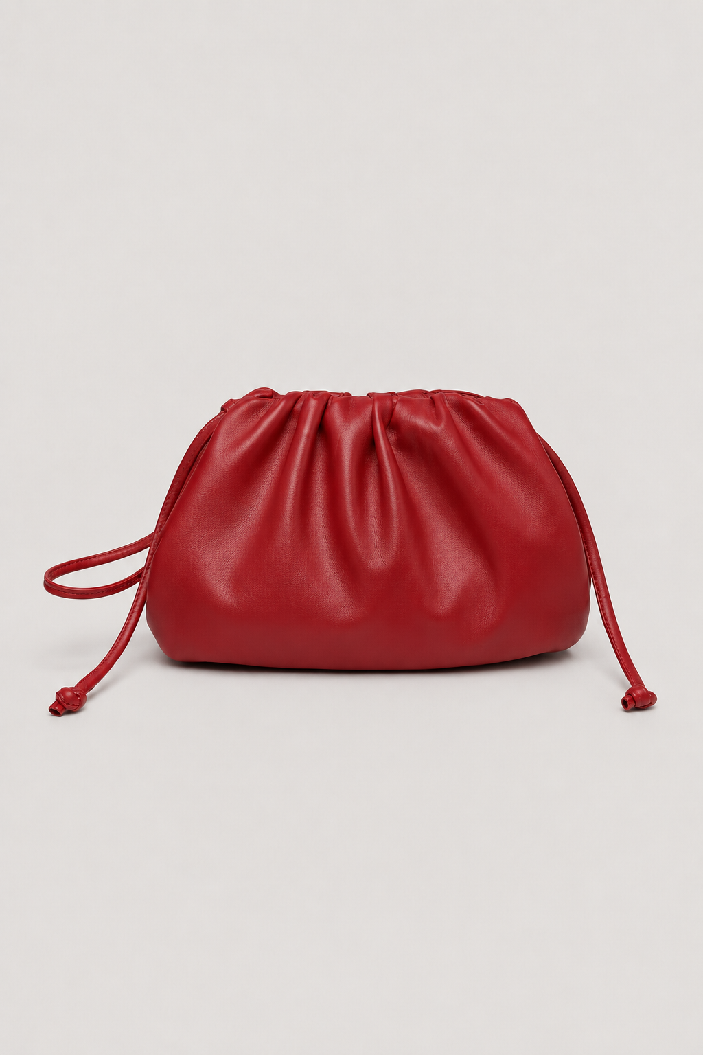 Dumpling Crossbody Bag - Pleated Silhouette with Soft Drape