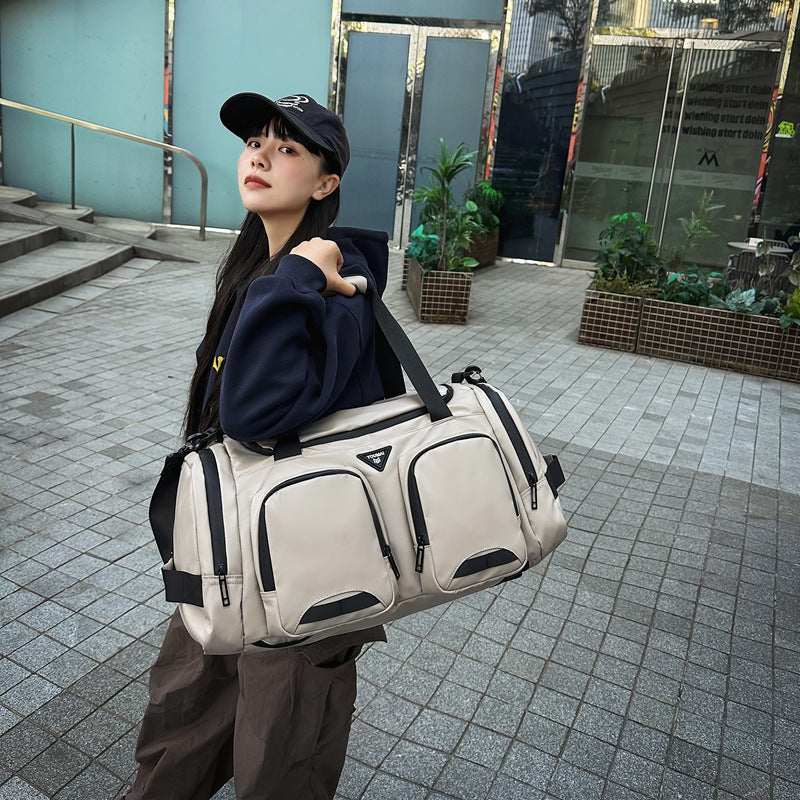 Durable Multi-Pocket Sports Duffel Bag