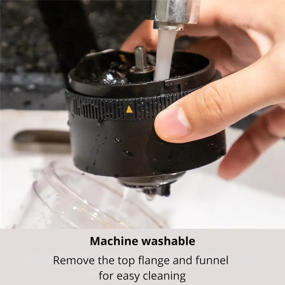 Electric Coffee Grinder with Adjustable Grind Settings - USB Rechargeable &amp; Cordless - For Coffee, Spices, Pepper and Seeds