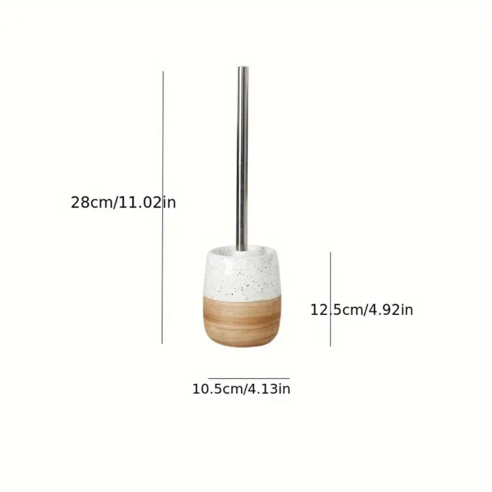 Elegant Bathroom Toilet Brush &amp; Holder Set