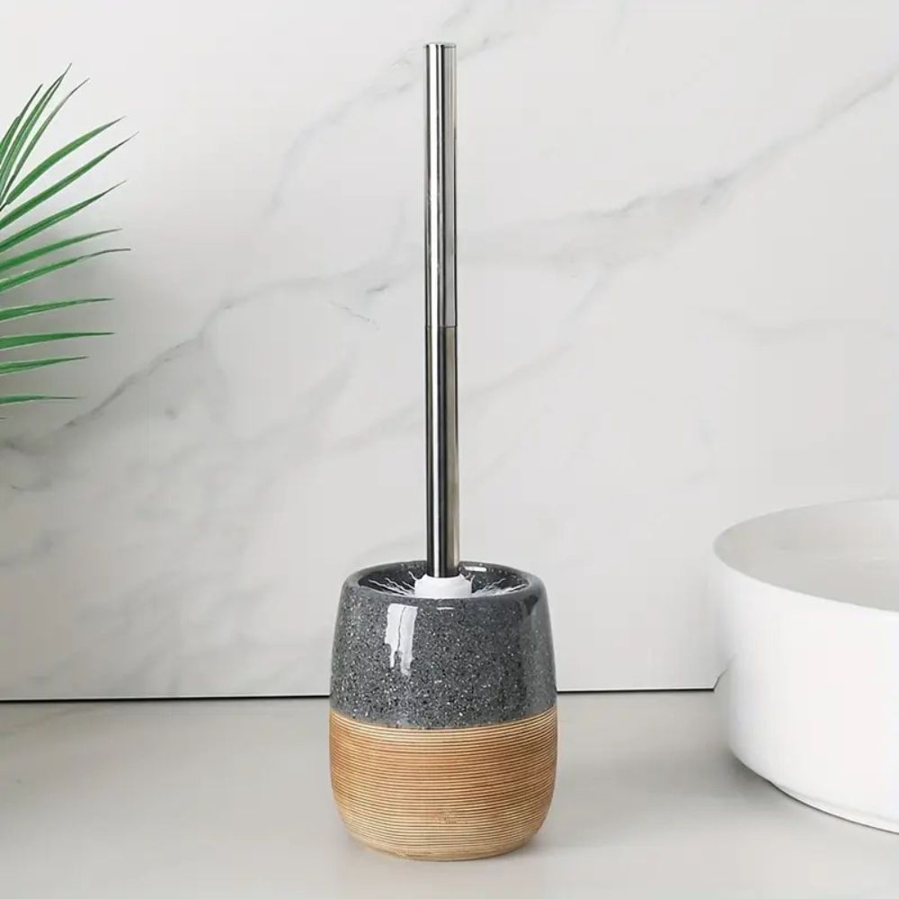 Elegant Bathroom Toilet Brush &amp; Holder Set