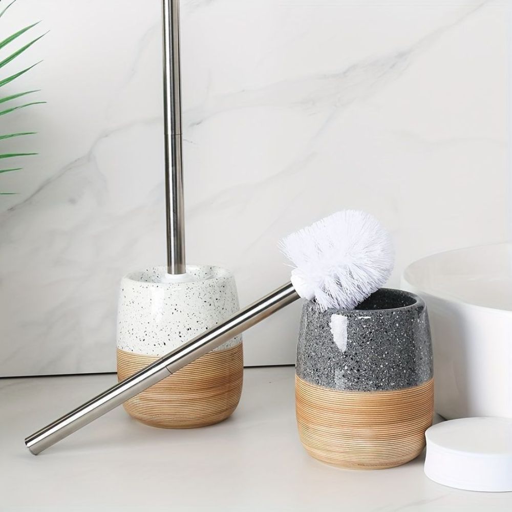 Elegant Bathroom Toilet Brush &amp; Holder Set