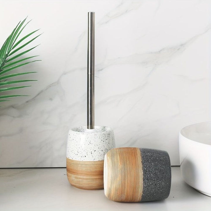 Elegant Bathroom Toilet Brush &amp; Holder Set
