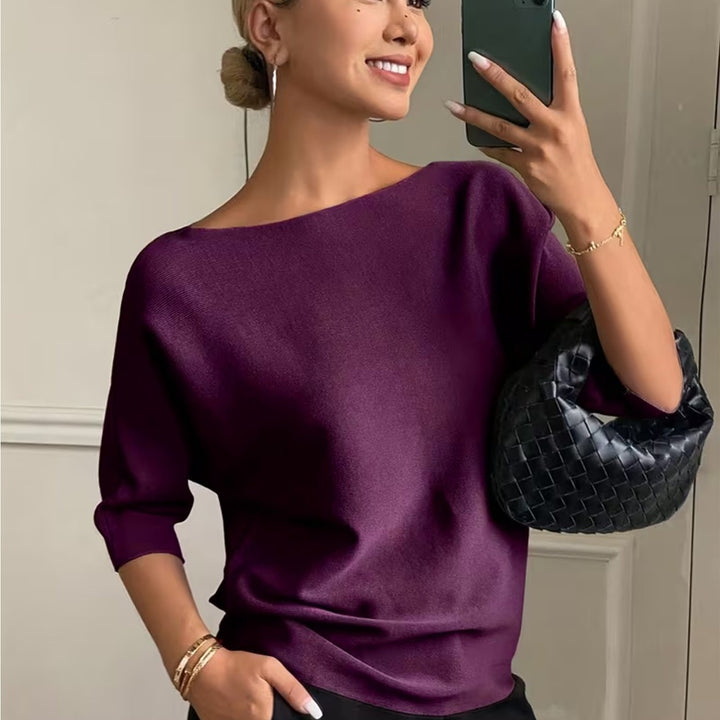 Elegant Boatneck Sweater