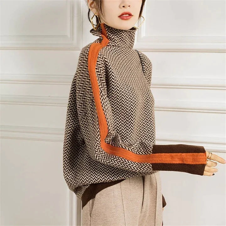 Elegant Cashmere Turtleneck Sweater
