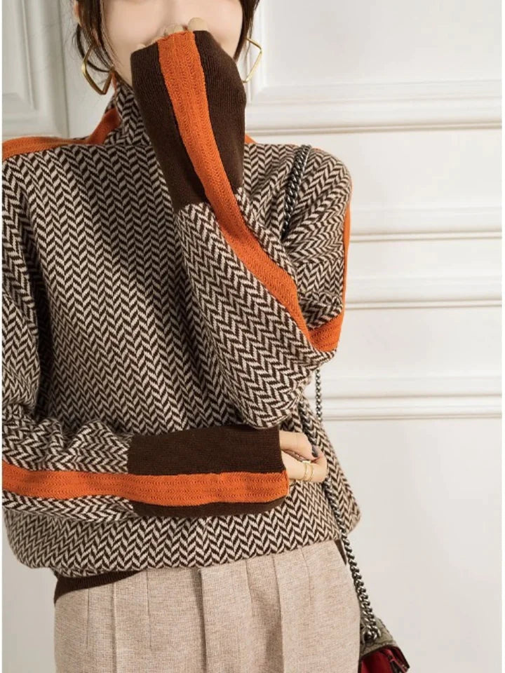 Elegant Cashmere Turtleneck Sweater