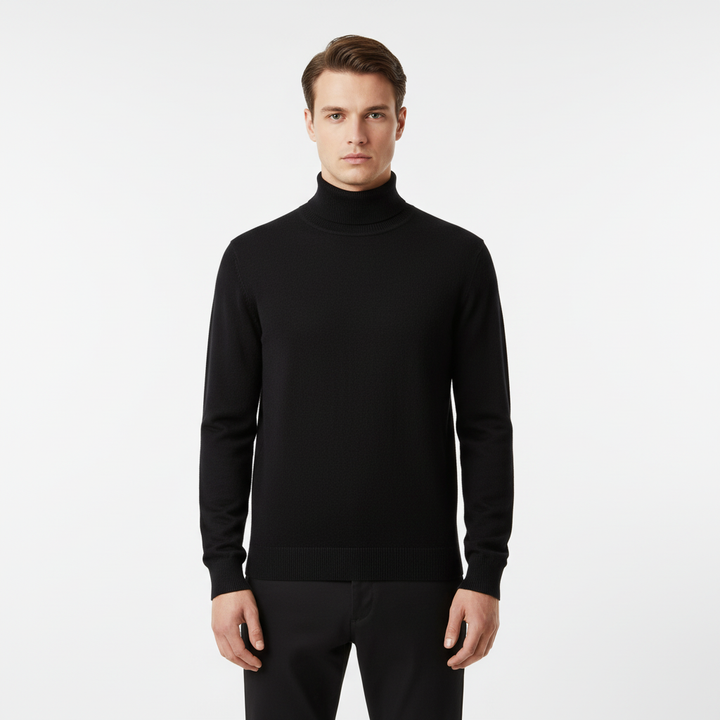 Elegantly Cut Turtleneck Sweater - Harald