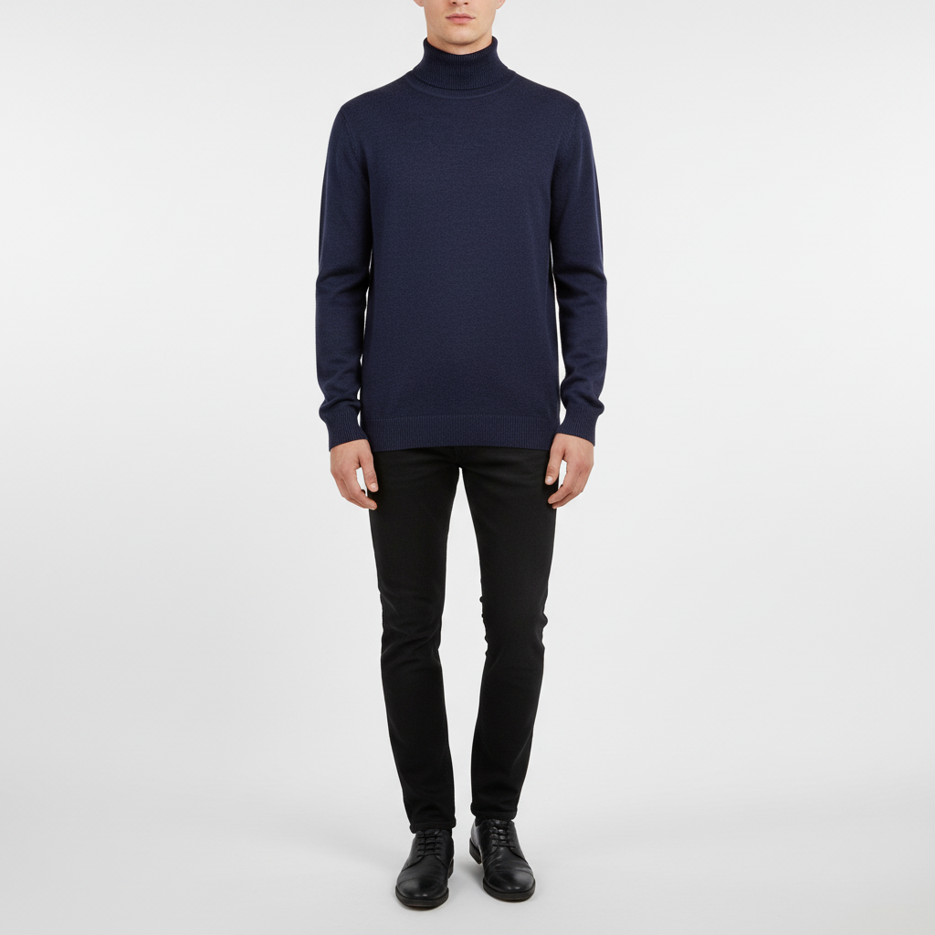 Elegantly Cut Turtleneck Sweater - Harald