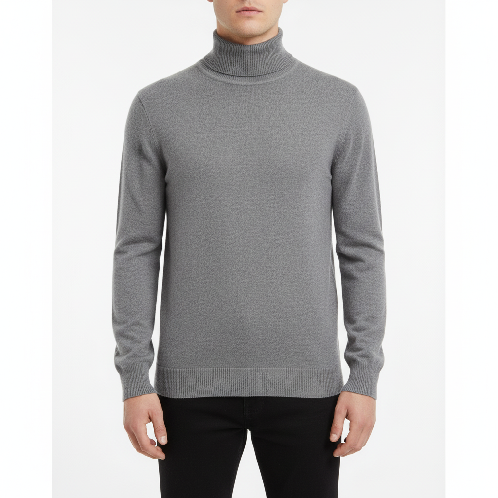 Elegantly Cut Turtleneck Sweater - Harald