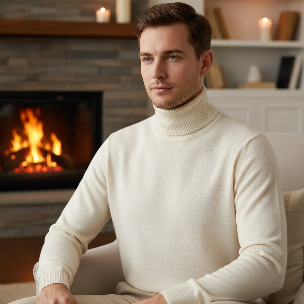Elegantly Cut Turtleneck Sweater - Harald