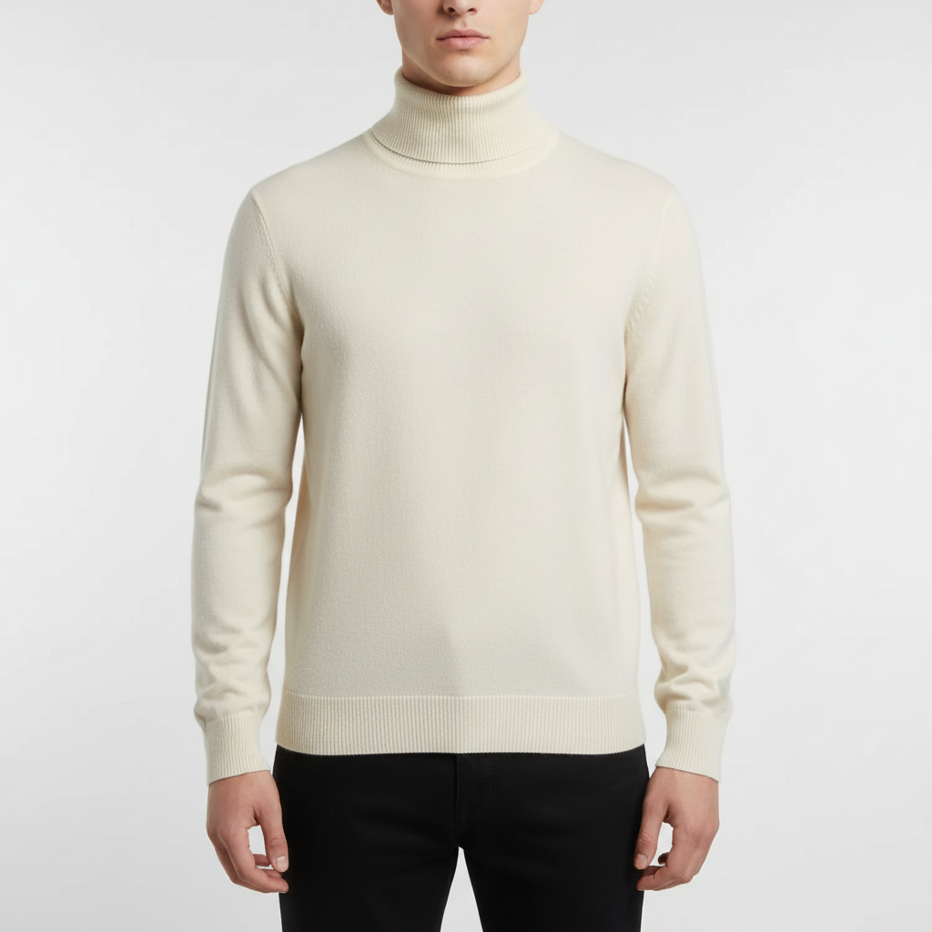 Elegantly Cut Turtleneck Sweater - Harald