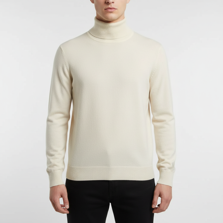 Elegantly Cut Turtleneck Sweater - Harald